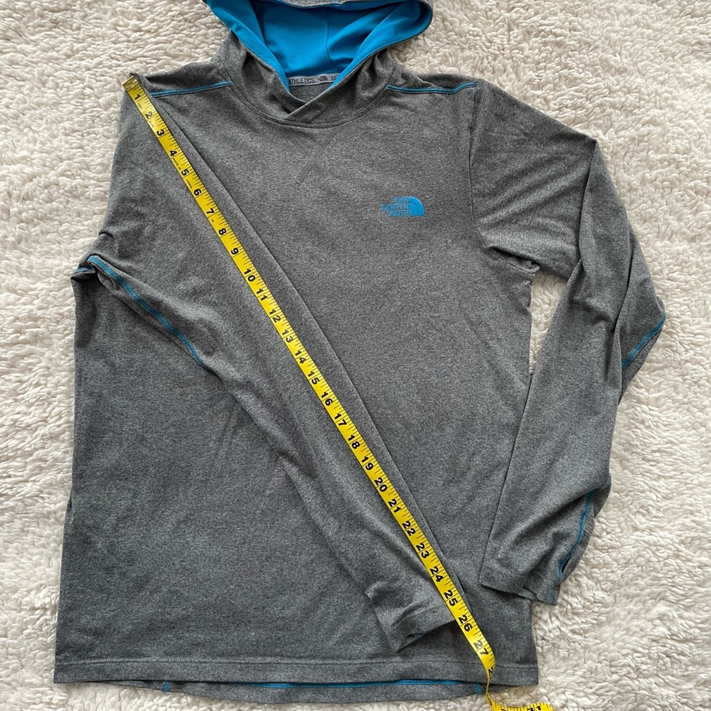 Men S THE NORTH FACE Flashdry Running Hoodie Gray - Picture 9 of 12